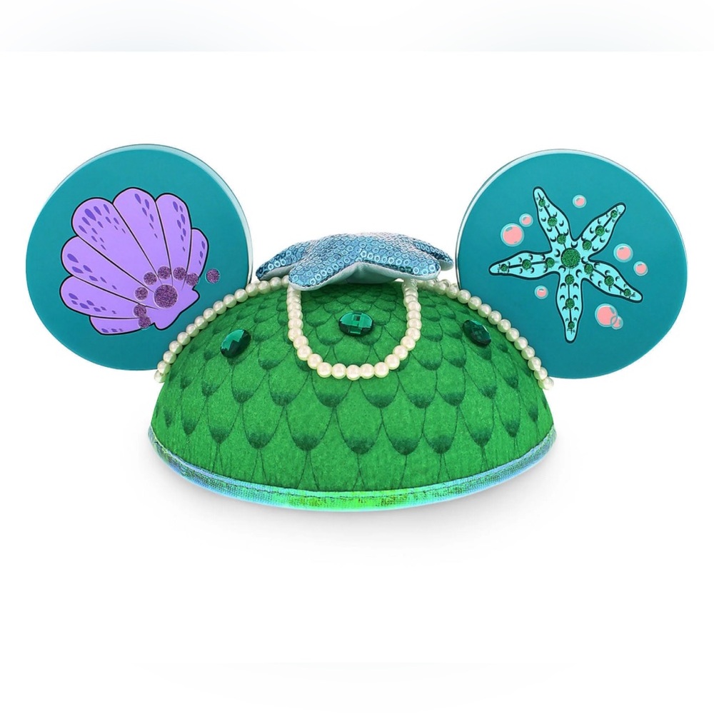 Disney Parks The Little Mermaid Ariel Mickey Mouse Ears Hat